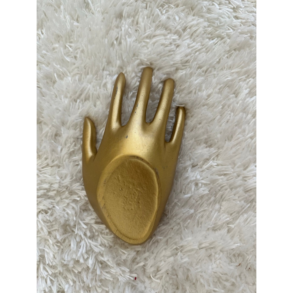 Gold Hand Jewelry or Key Holder Bowl Decor - Picture 3 of 4